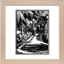 The River Misbourne - Unsigned - Ready Framed